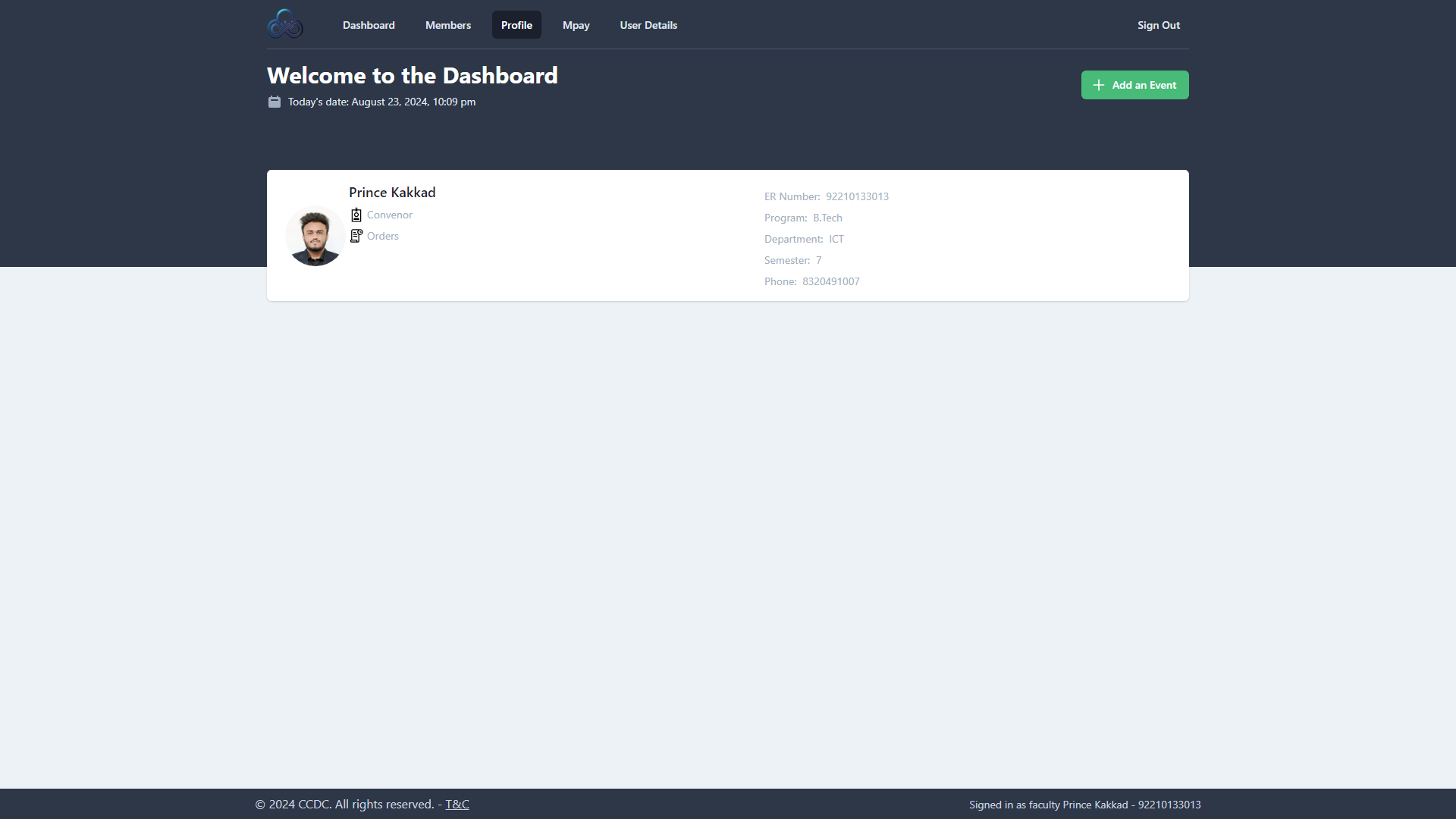 Cloud Computing &amp; DevOps Club (CCDC CLUB) Image 6