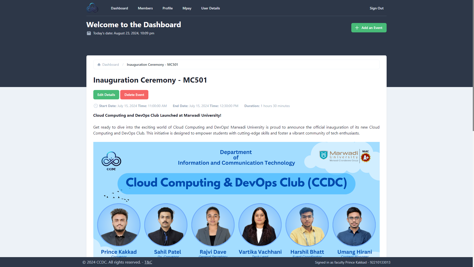 Cloud Computing &amp; DevOps Club (CCDC CLUB) Image 3